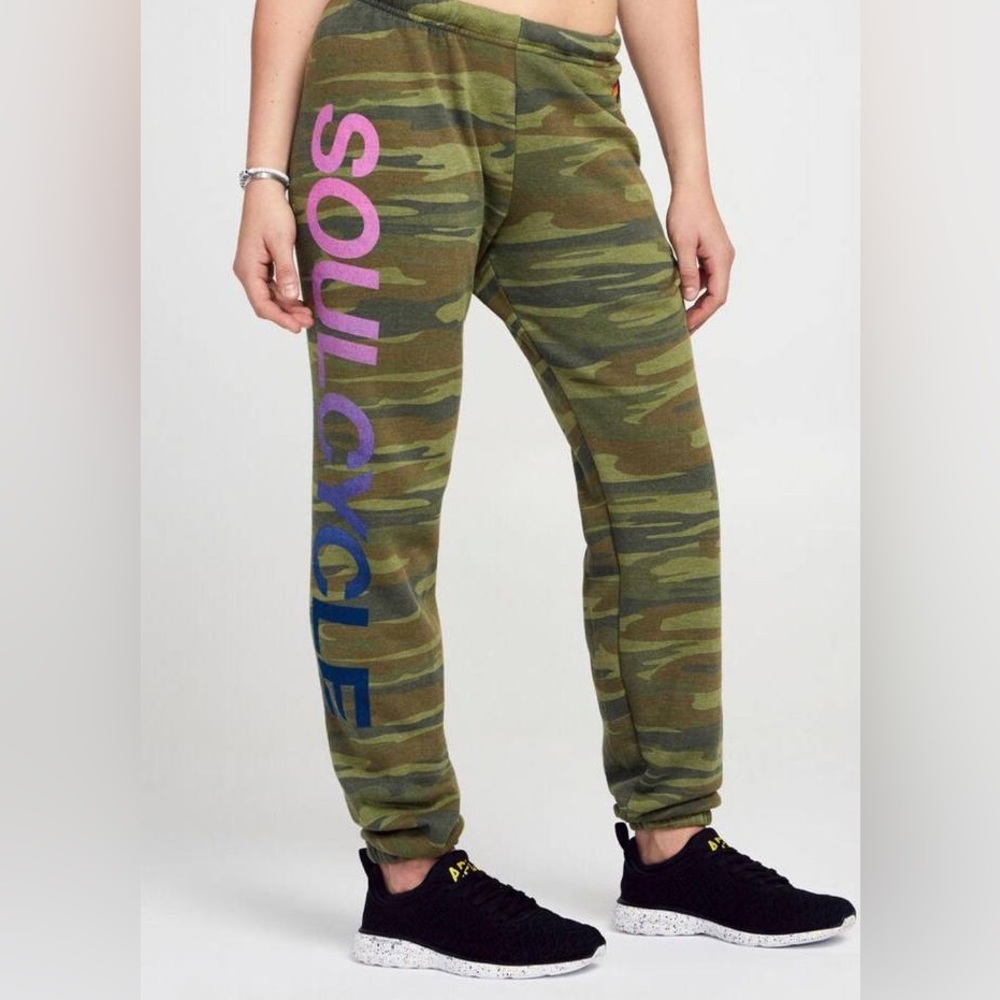 Rare Aviator Nation x Soulcycle Camo Joggers